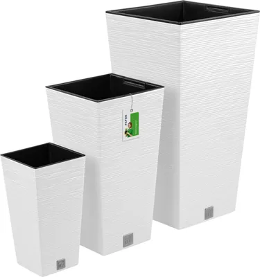 Obrázok produktu pre Kvetináč FURU Square Balcony Box Kvetináč biely