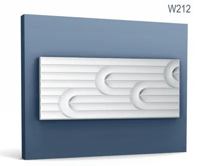 Produktbild von Orac Decor W212 MODERN VALLEY LOOP 3D Wandpaneel Zierelement Stuckleiste 2 m