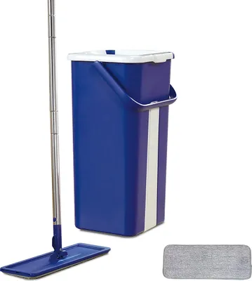 Produktbild von Livington Touchless Mop – Bodenwischer Set mit Eimer zum Auswringen ohne Bücken