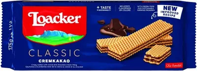Produktbild von 12x Loacker Wafer Cremkakao Waffel Mischung aus Kakao und Schokolade 175g