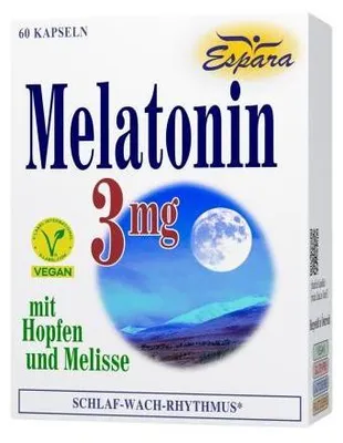 Produktbild von Melatonin 3 mg Kapseln 60 St