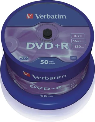 Produktbild von DVD-Rohlinge DVD+R 4,7GB/16x auf Spindel VE=4x50 Stück