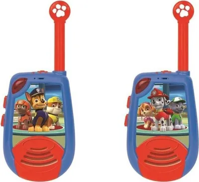 Image de Talkie-Walkies Digitaux Pat' Patrouille, Portée 2km, Fonction Morse, Clip Ceinture, Contrôle Volume