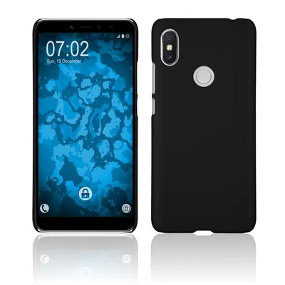 Produktbild von PhoneNatic Case kompatibel mit Xiaomi Redmi S2 - Hülle schwarz gummiert Hard-case Cover