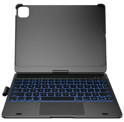 Image de Étui Typecase Flexbook Touch avec clavier pour iPad Air 11 pouces 2024/2025, gris