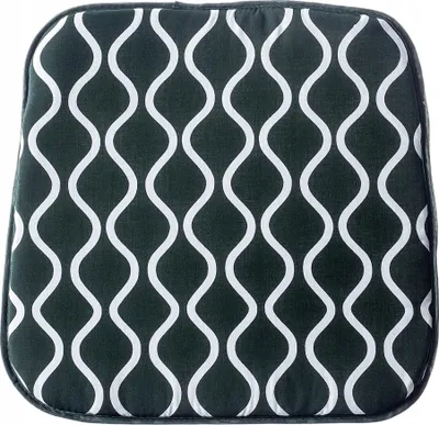 Produktbild von KADAX Sitzkissen "Braga", Gartenstuhlauflagen aus Baumwolle, Grün, 40cm