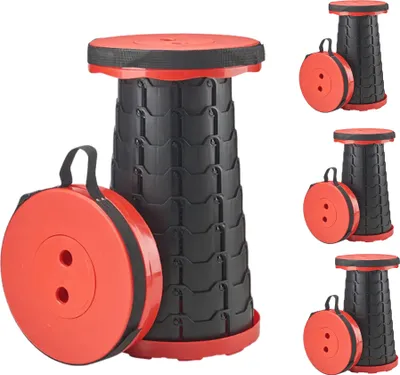 Produktbild von 4er Pack Tragbarer Klapphocker, Falthocker  Campingstuhl zum Angeln, Camping, Reisen - F4OLDYSEAT