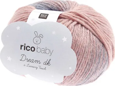 Produktbild von Rico Design Baby Dream dk, Baby, Mehrfarbig, Acryl/Polyamid, 115 m, 3.5 - 4, 30 °C
