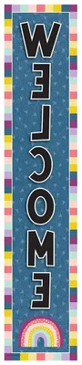 Productafbeelding van Welkom Banner - Banner voor entree - Feestelijke ontvangst - UV gecoat - 20 x 60 cm - Multicolor