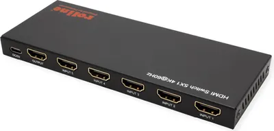Produktbild von ROLINE 4K HDMI Switch, 5-fach, mit Fernbedienung