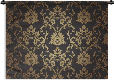 Produktbild von MuchoWow® Wandteppich Wandbehang Blumen - Licht - Vintage 60x45 cm Tapisserie Dekoration Wandtuch - Das Schlafzimmer