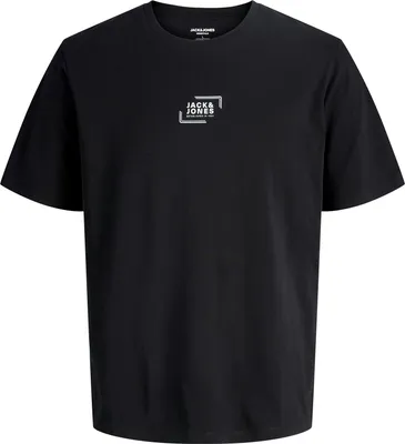 Produktbild von Jack&Jones Übergrößen T-Shirt Print schwarz JJCORP