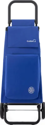 Produktbild von Garmol Einkaufswagen mit Thermo-Kühltasche - 2 Räder, 55L Kapazität, klappbar