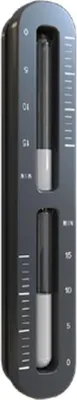 Produktbild von SAWO Sauna Sanduhr Zeder 554-BL – Schwarz
