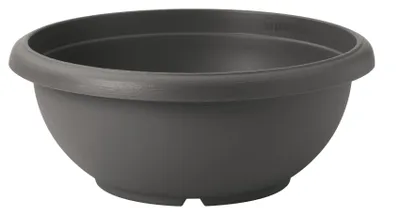 Immagine prodotto di PLASTECNIC S.p.a. Fioriera TERRAE antracite Ø 36 cm Ø 45 cm