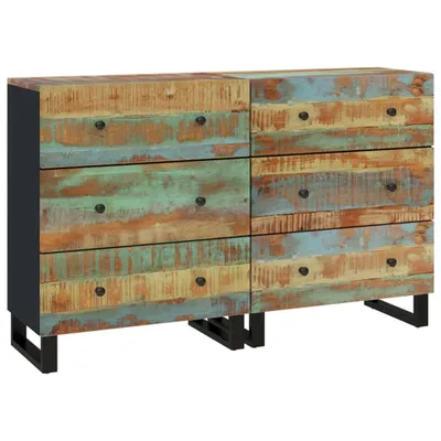 Obrázok produktu pre Príborníky 2 ks 60x33x75 cm masívne staré drevo