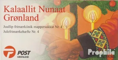 Produktbild von Briefmarken Dänemark - Grönland 1999 Mi 344-345MH Markenheftchen (kompl.Ausg.) gestempelt Weihnachten