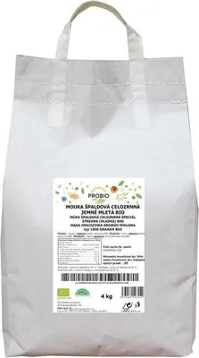 Obrázek produktu pro GASTRO - Mouka špaldová celozrnná hrubě mletá BIO 4 kg PROBIO