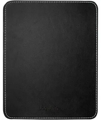 Produktbild von Logilink Mauspad Leder Design schwarz