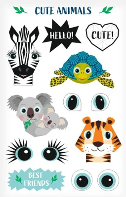Produktbild von Herlitz Foliensticker Cute Animals