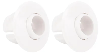 Zdjęcie produktu dla 2 dysze basenowe o średnicy 25 mm, wciskane z PVC, do rur o średnicy 40 mm