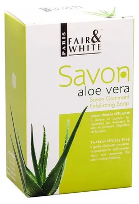 Obrázok produktu pre Peelingové mydlo s aloe vera Fair & White – 200 g
