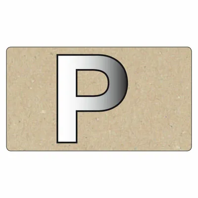 Obrázok produktu pre Spiegelornamente Großbuchstabe P