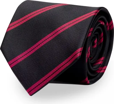 Produktbild von Fabio Farini - 1 Stück Herren Krawatte Schwarz - verschiedene Schwarze Männer Schlips in 8cm Breit (8cm), Schwarz Rot - Dark Chestnut/Deep Red
