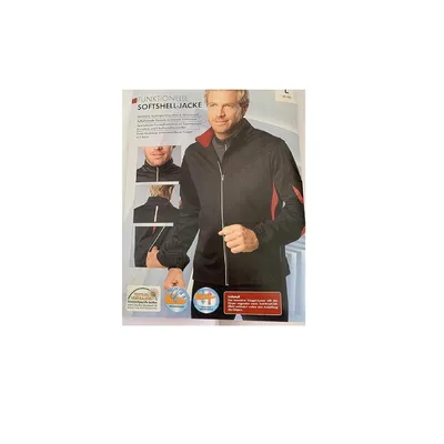 Produktbild von Herren Funktionelle Softshelljacke, Größe L