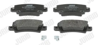 Produktbild von JURID Bremsbeläge Satz Hinten für TOYOTA COROLLA (ZZE12, NDE12, ZDE12) 572492J