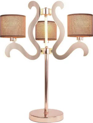 Zdjęcie produktu dla Lampa stołowa Candellux AMBROSIA 43-33925 miedziana