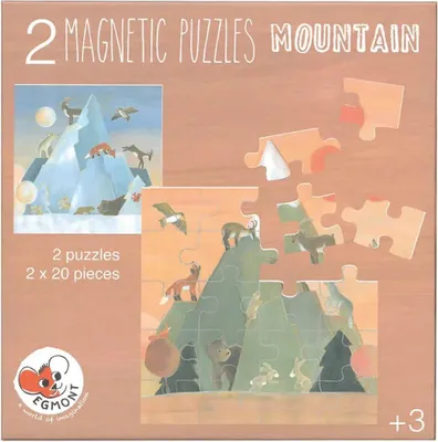 Produktbild von Egmont Toys Magnetpuzzle Gebirge - Lernspielzeug ab 3 Jahren