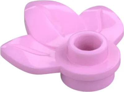 Produktbild von LEGO: 50x Pflanzenelement mit 3 Blättern, helles Pink