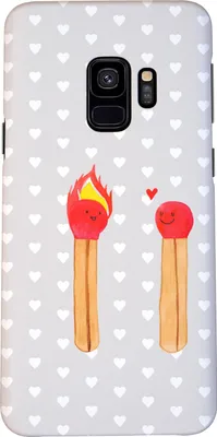 Produktbild von Mr. & Mrs. Panda Samsung Galaxy S9 Handyhülle Streichhölzer - Grau Pastell - Geschenk, Liebesbeweis, Handy Schutzhülle, Liebesgeschenk, Hülle, Cover, Freundin, Smartphone