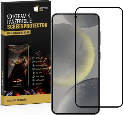 Produktbild von 4x Keramik-Glass für Samsung Galaxy S25 Plus FULL COVER HD KLAR Displayschutz Schutzglas Schutzfolie Panzerfolie Screen-Protector