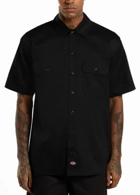 Produktbild von Work Shirt Ss Rec Blac