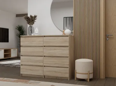 Produktbild von Kommode, 120/140 cm Breiten,  8 Schubladen