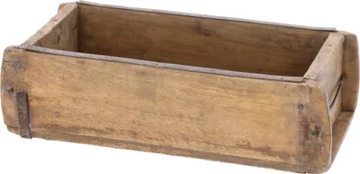 Produktbild von Holzkiste im Vintage-Design, Ziegelform, 30 x 9 x 15 cm