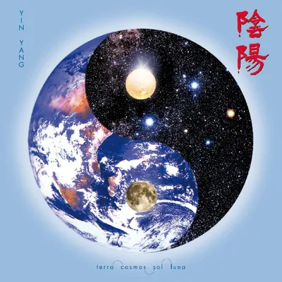 Produktbild von Leinwanddruck "Kosmisches Yin Yang" 38cm