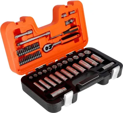 Produktbild von Bahco S330l 1/4´´ 2/8´´ Steckschlüssel-und Bit-set 53 Stücke Orange Orange One Size