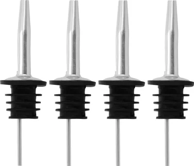 Obrázok produktu pre Krumble pourer - Sada 4 ks - Príslušenstvo k vínu - Nálevka - Nálevník - Stolové príslušenstvo - Nerezová oceľ