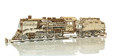 Produktbild von WOODEN.CITY Wooden Express + Tender, 580 Stück(e), Fahrzeuge, 14 Jahr(e)