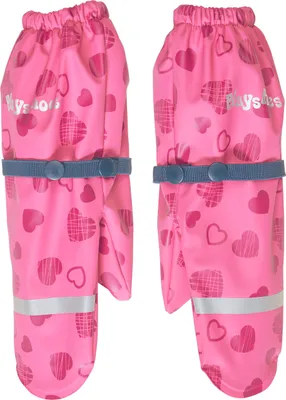 Productafbeelding van Playshoes modderschoenen met fleecevoering, hartjesprint, uni, voor kinderen, hartjes, maat 3