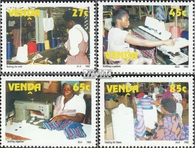 Produktbild von Briefmarken Südafrika - Venda 1992 Mi 233-236 (kompl.Ausg.) postfrisch Bekleidungsindustrie