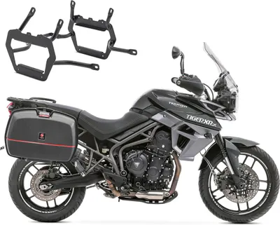 Produktbild von Seitenkoffer + Kofferträger passend für Triumph Tiger 800 / XC / XR 11