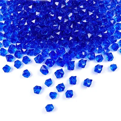 Acryl-Edelsteine 600er Set tiefblau 11-14 mm für Dekoration