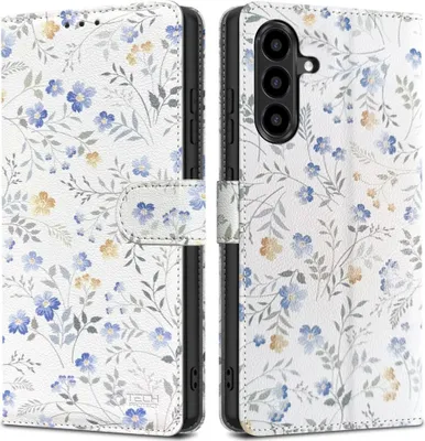 Obrázok produktu pre Tech-Protect Peňaženka Samsung Galaxy A56 5G Jarné kvety