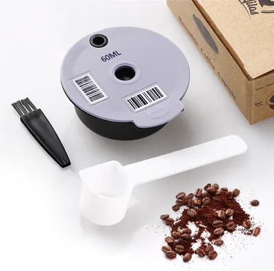 Produktbild von Wiederverwendbare Kaffeepads, kompatibel mit Tassimo-Maschinen von Bosch, nachfüllbare Kaffeekapseln mit lesbarem Barcode
