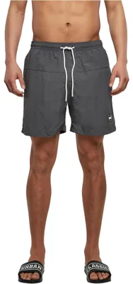 Productafbeelding van Urban Classics heren zwemshorts, model Block, donkergrijs, maat 3XL