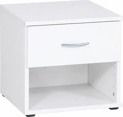 Produktbild von Schubcontainer Beistelltisch Nachtschrank weiss Büroschrank #1926